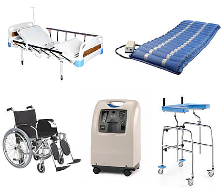 Zdravstvena nega Eliksir, krevet, invalidska kolica, aspirator i dušek